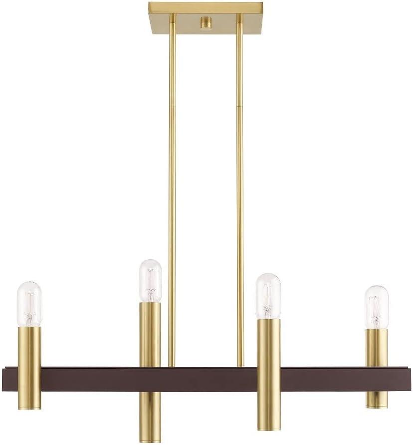 Livex Lighting Helsinki 4 - Light Chandelier in Brushed Nickel