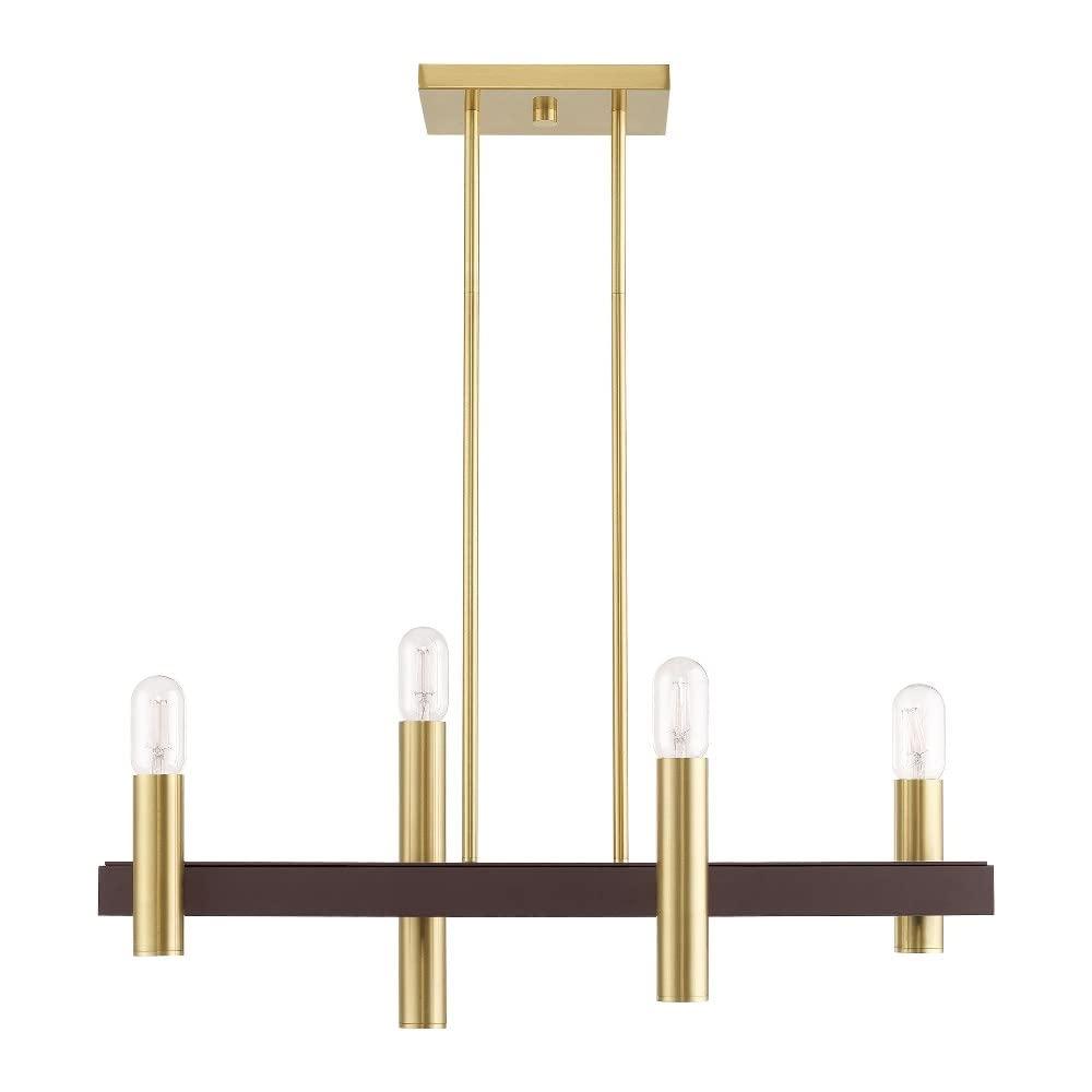 Livex Lighting Helsinki 4 - Light Chandelier in  Brushed Nickel