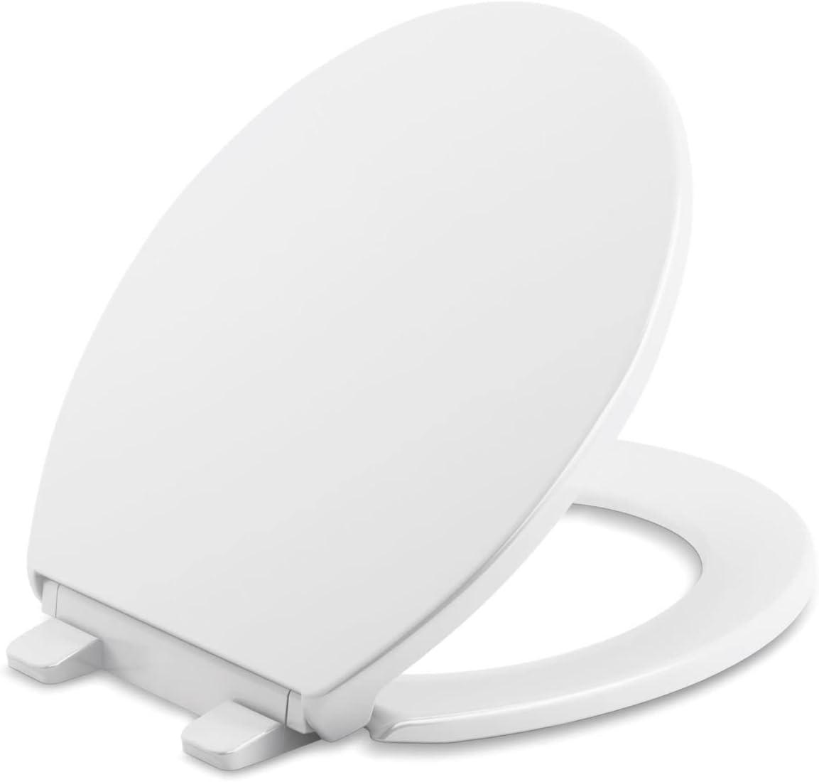 Kohler Brevia Quiet-Close Toilet Seat with Grip-Tight Bumpers and Quick-Attach Hardware