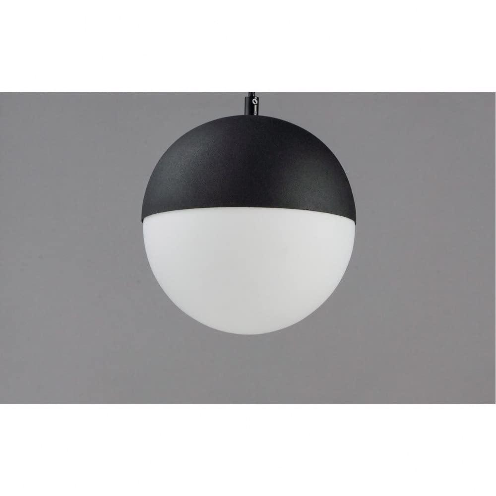 Hastings Single Light Glass Steel Dimmable Pendant