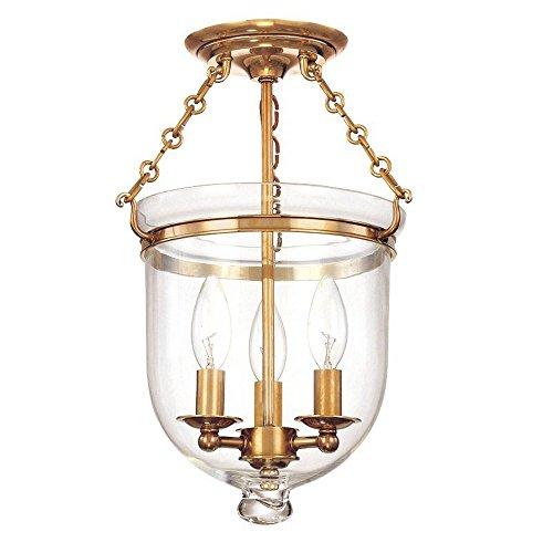 Williamsburg Hampton Glass Semi Flush Mount