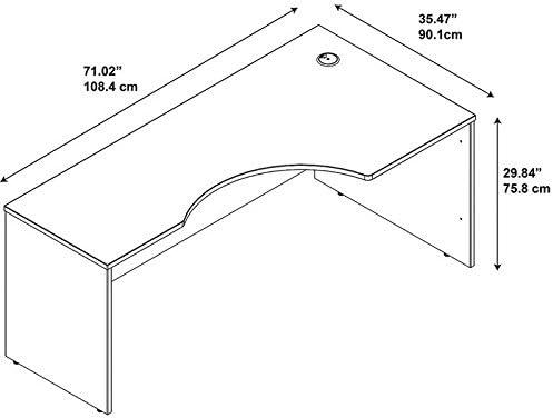 Bush Business Furniture Series C 72W Left Handed Corner Desk