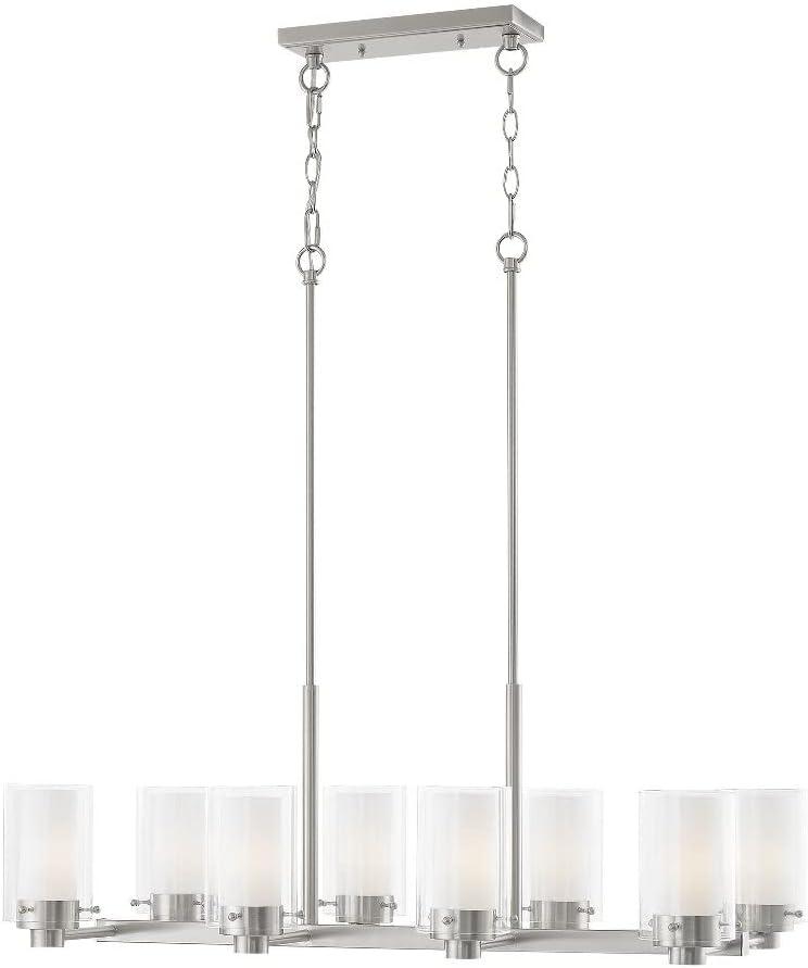 Livex Lighting - Manhattan - 8 Light Chandelier in Contemporary Style - 17.75