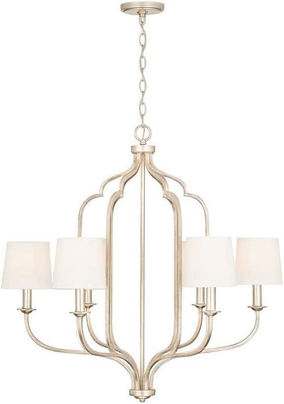 Capital Lighting Ophelia 6 - Light Chandelier in  Winter Gold