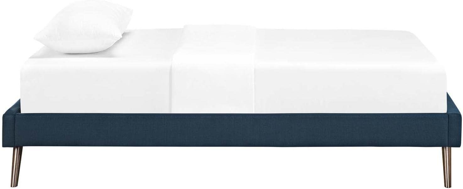 Modway Loryn Twin Fabric Bed Frame with Round Splayed Legs