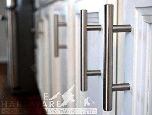 Alpine Hardware Premium Stainless Steel 5" Center to Center Bar Pull Multipack (Set of 5)