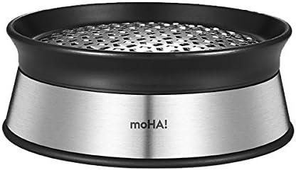 Compact Stainless Steel Ginger Grater with Bottom Lid