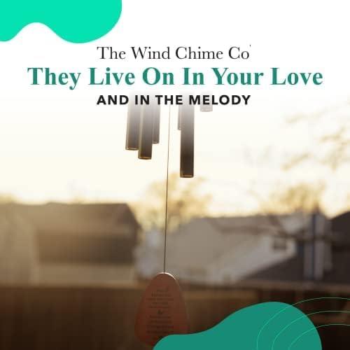 Sympathy Gifts for Loss of Loved One 32" Memorial Wind Chimes for Loss of Loved One Bereavement Condolence Gifts Sympathy Windchimes Memory Wind Chime with Memorial Card