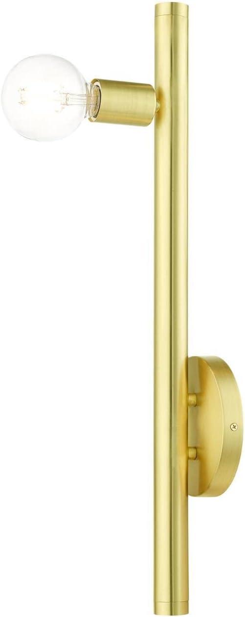 Livex Lighting Bannister 1 - Light Wall Light in  Satin Brass