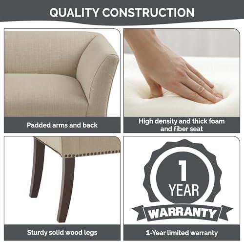 Madera Accent Bench Cream