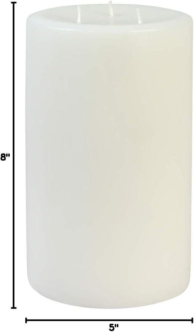 Jeco Inc. Unscented Pillar Candle