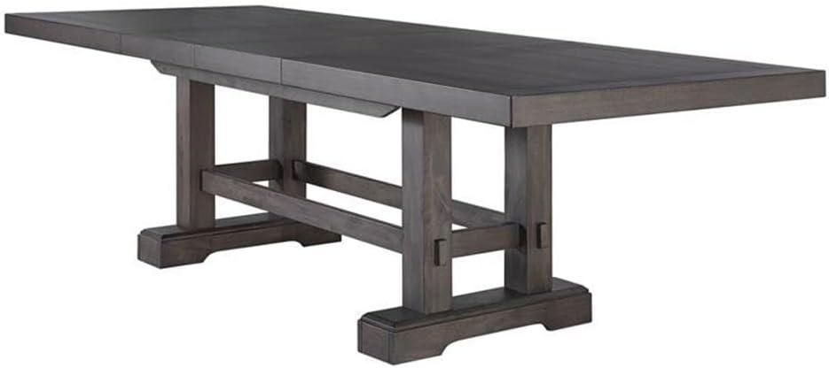 Napa Dining Table Dusky Cedar - Steve Silver Co.: Expandable, Seats 10, Farmhouse Style