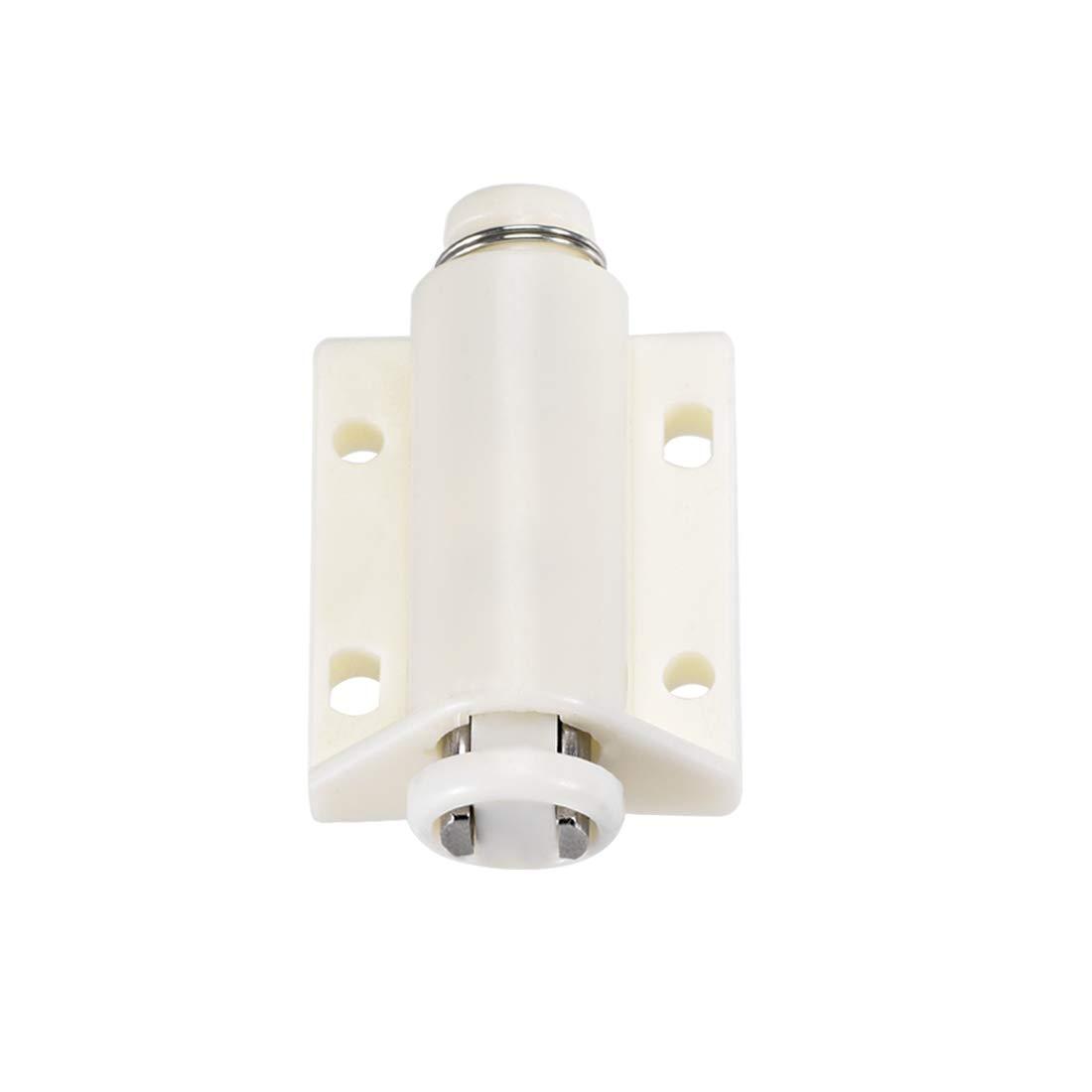 uxcell Touch Catch Magnetic Press Latch for Cabinet Door Cupboard Drawers White 4pcs