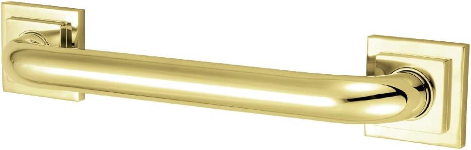 Kingston Brass DR614242 Claremont 24" Grab Bar, 1-1/4" Diameter, Polished Brass