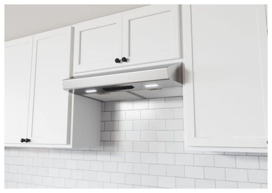 Breeze 30 in. 250 CFM Under Cabinet Range Hood with LED Light