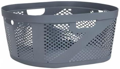 Mind Reader Mind Reader 40L Laundry Basket, Clothes Hamper, Ventilated, Plastic, 23"L x 14.5"W x 10.5"H, 2 Pack (Set of 2)
