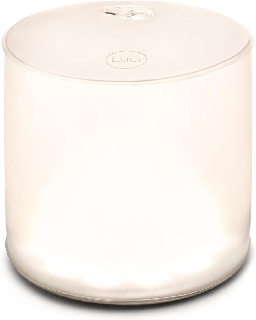 MPOWERD Luci Lux Solar Inflatable Rechargeable LED Lantern, 5", Waterproof, Shatterproof