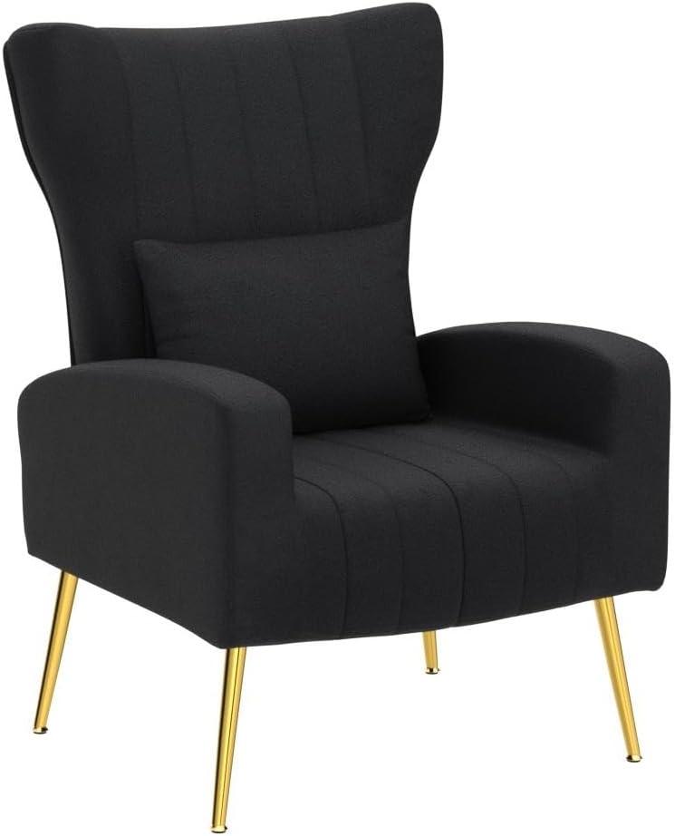 Mercer41 Upholstered Velvet Armchair (Set of 2)
