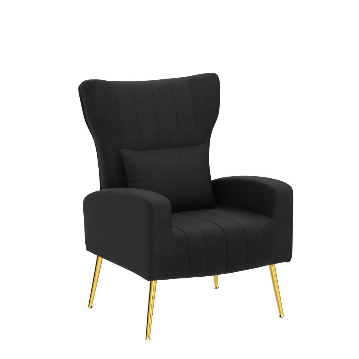 Mercer41 Upholstered Velvet Armchair (Set of 2)