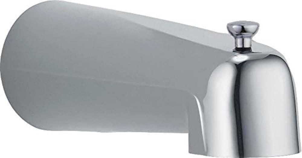 Chrome Wall Mounted Tub Spout with Diverter