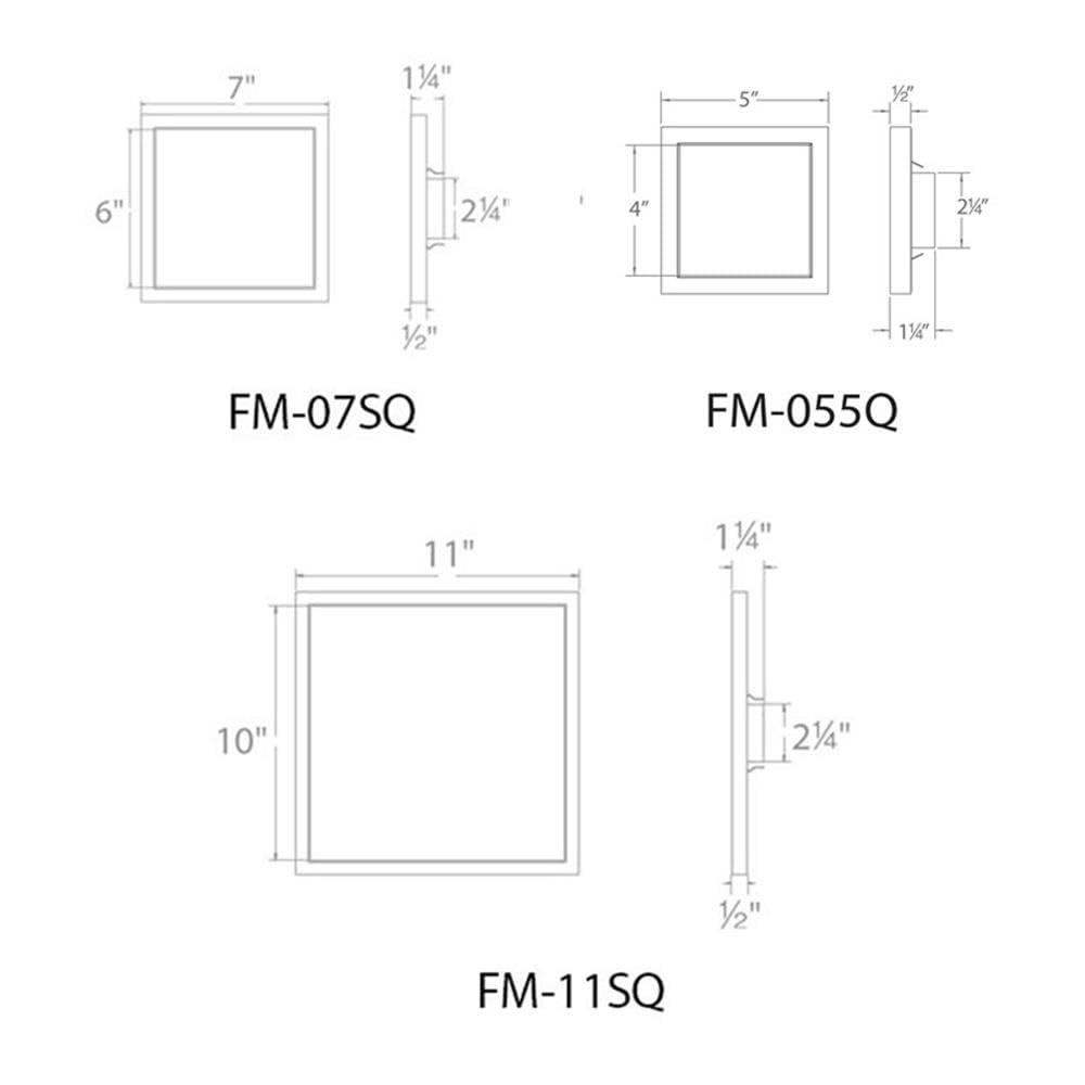 Acrylic LED Flush Mount
