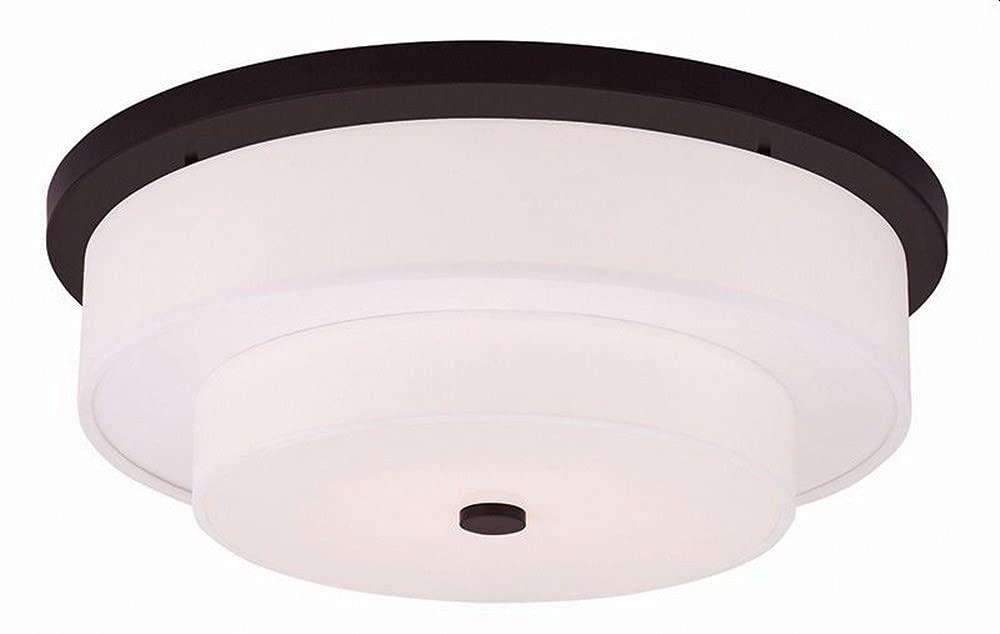 Livex Lighting Meridian 4 - Light Flush Mount in  Bronze