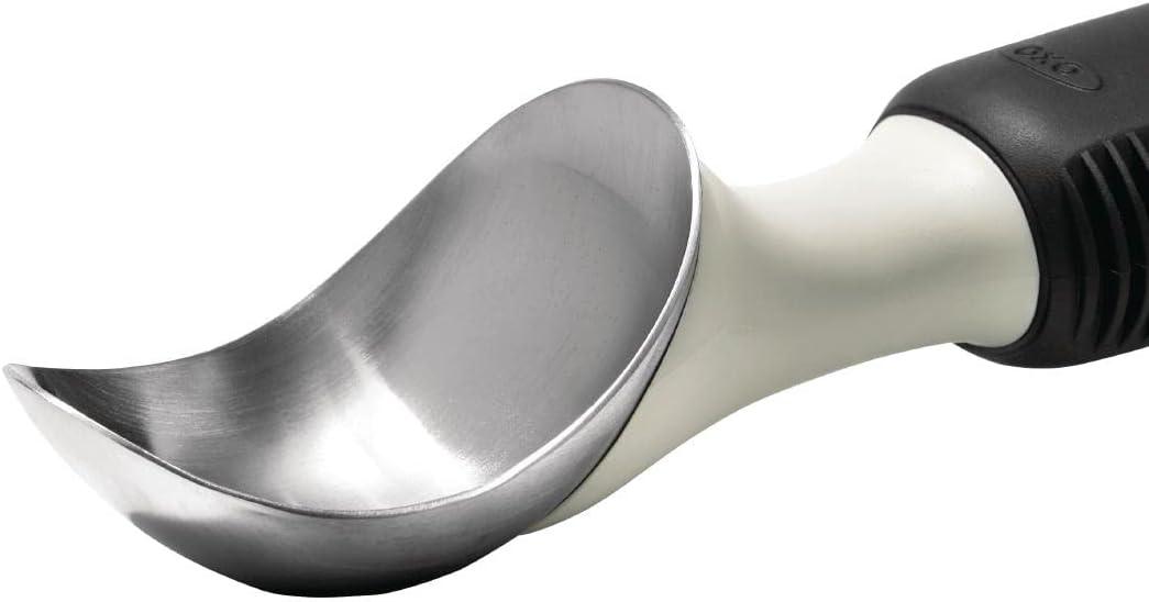 Stainless Steel Ice Cream Scoop with Non-slip Grip