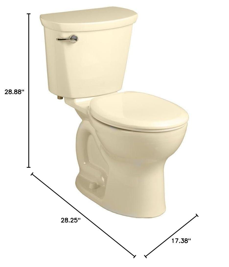 American Standard American Standard Cadet 1.28 Gallons GPF Round Comfort Height Floor Mounted Kit (Seat Not Included) 215DA104.021