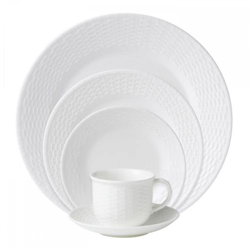 Wedgwood Nantucket Basket 5 Piece Handmade Bone China Dinnerware Set