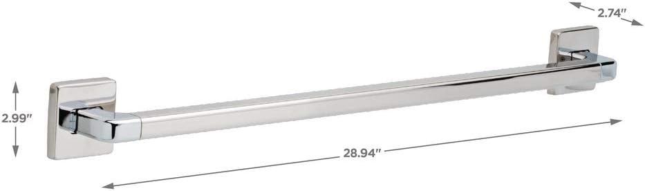 Modern Stainless Steel 24" Wall Mount Grab Bar