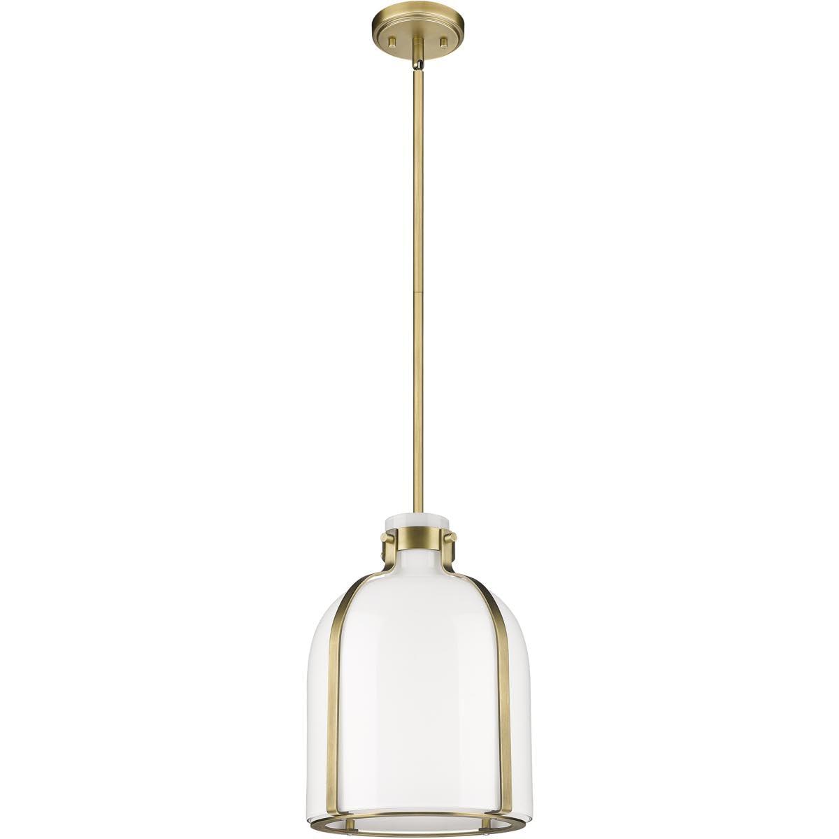 Z-Lite Pearson 1 - Light Chandelier in  Rubbed Brass