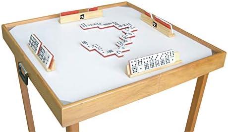 Bene Casa 4-Piece Wooden Domino Holder/Rack Set – Premium Wood Racks for Easy Tile Organization