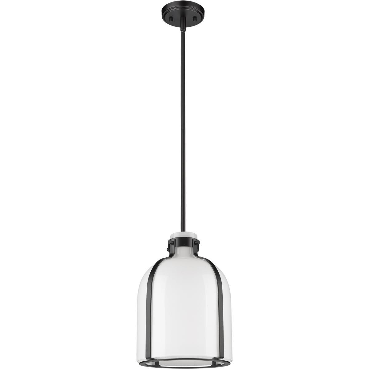 Z-Lite Pearson 1 - Light Chandelier in  Matte Black