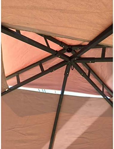 TiaGOC Replacement Canopy Top Cover for The Aldi Gardenline Belavi Shoprite Grill Gazebo - Standard 350 (Will not fit Any Other Model) - Top Tier 34" x 21", Bottom Tier 96" x 60"