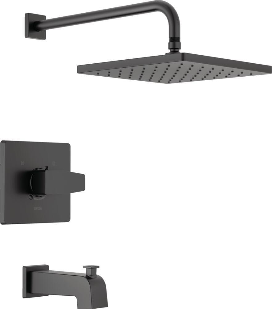 Modern Monitor 14 Series 1-handle Single Function Square Tub & Shower Trim