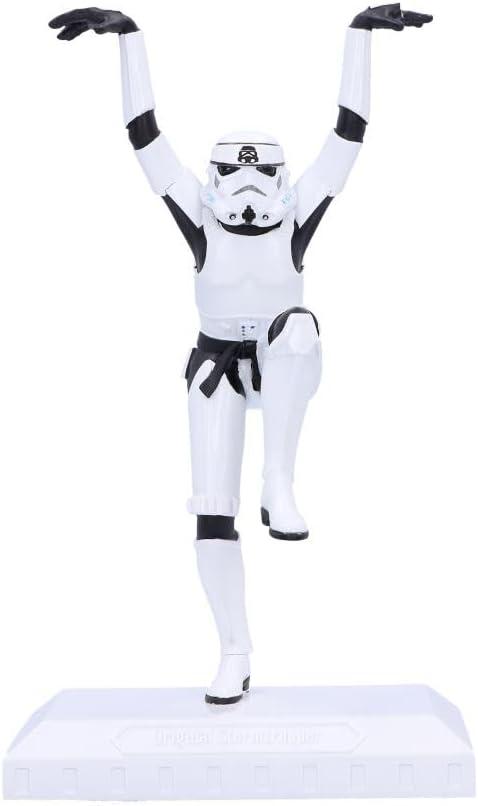 White Resin Stormtrooper Crane Kick Figurine