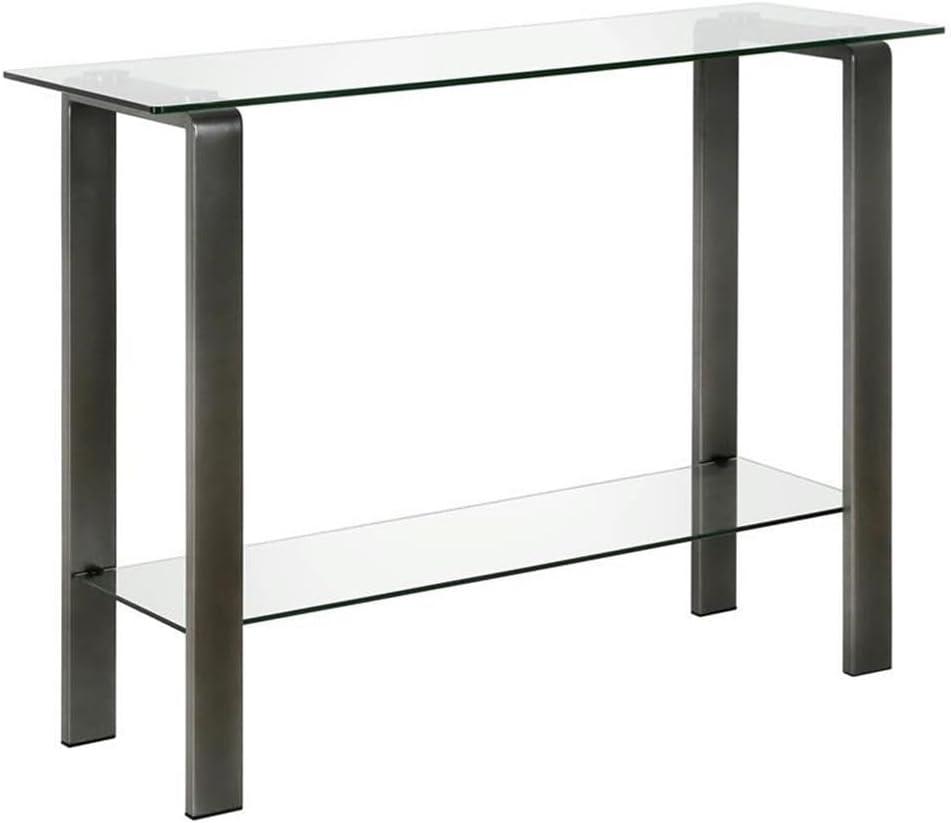 Gunmetal Gray Console Table - Henn&Hart