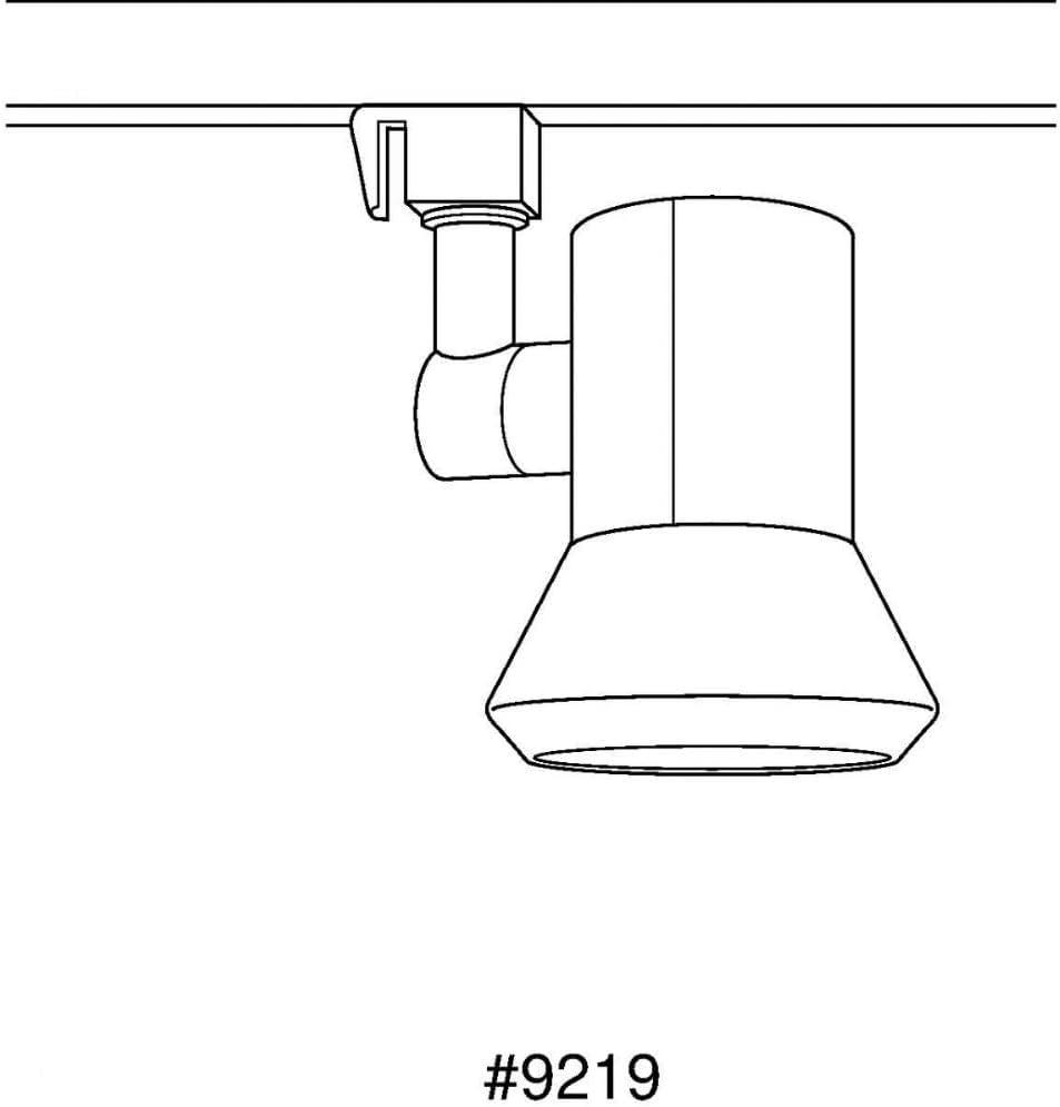 Progress Lighting - One Light Track Head - Alpha Track Shallow Profile - 5.25