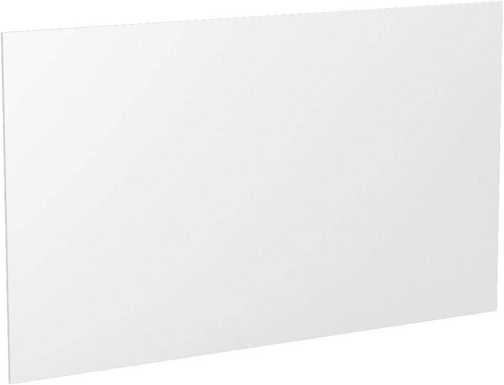 48"X60" inch Rectangle Flat Edge Polish Frameless Wall Mirror with Hooks