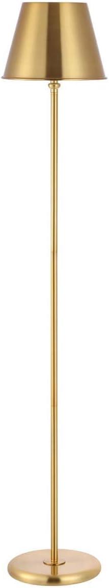 SAFAVIEH Asher 60 in. Glam Iron Floor Lamp, Brass