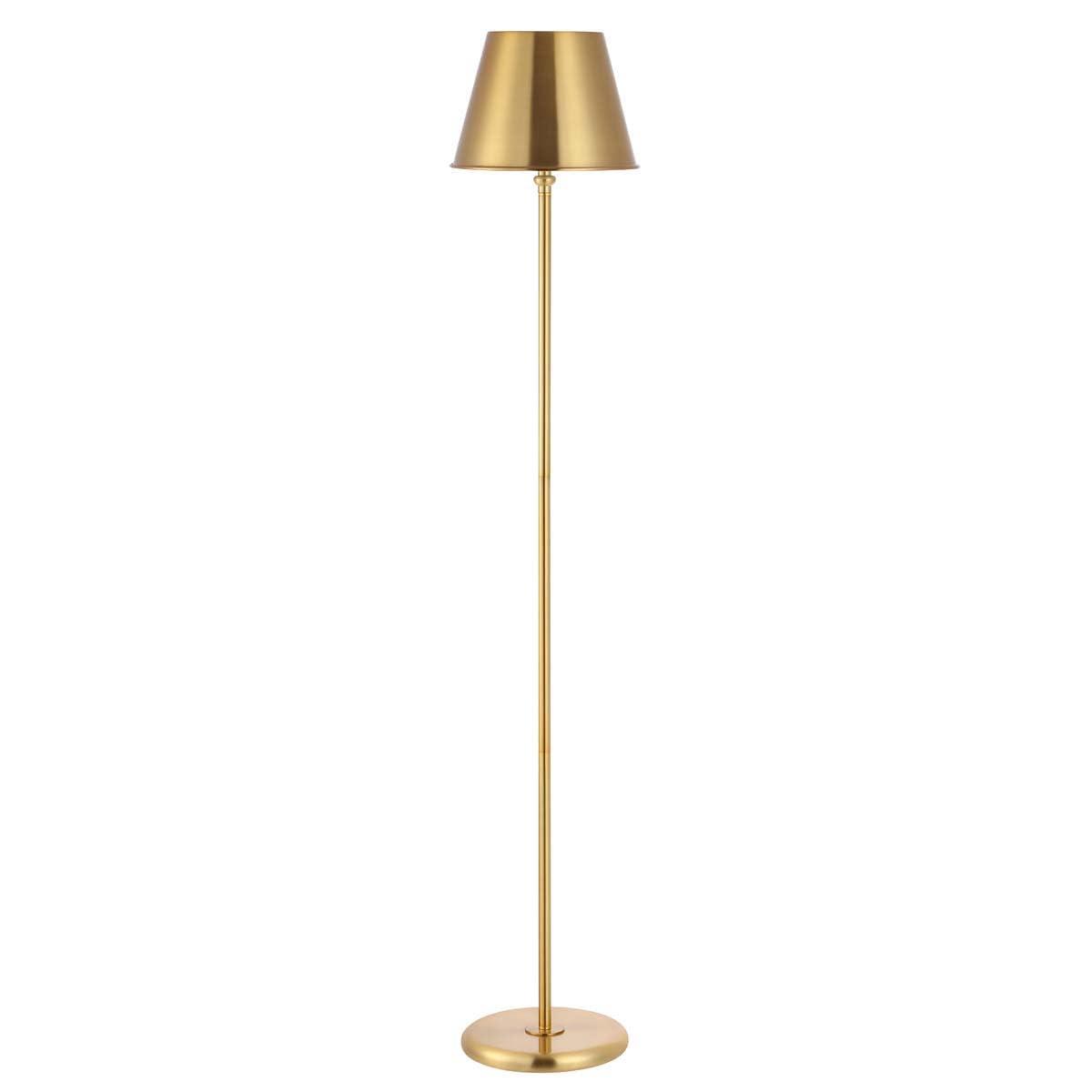 Asher 60" Floor Lamp - FLL4094 - Brass - Safavieh