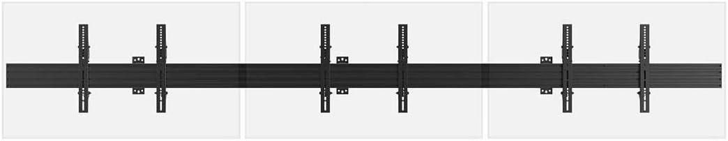 Monoprice 3x1 Menu Board Wall Mount For Screens between 32in-65in, Max Weight 66lbs, VESA Patterns up to 600x400 - Commercial Series