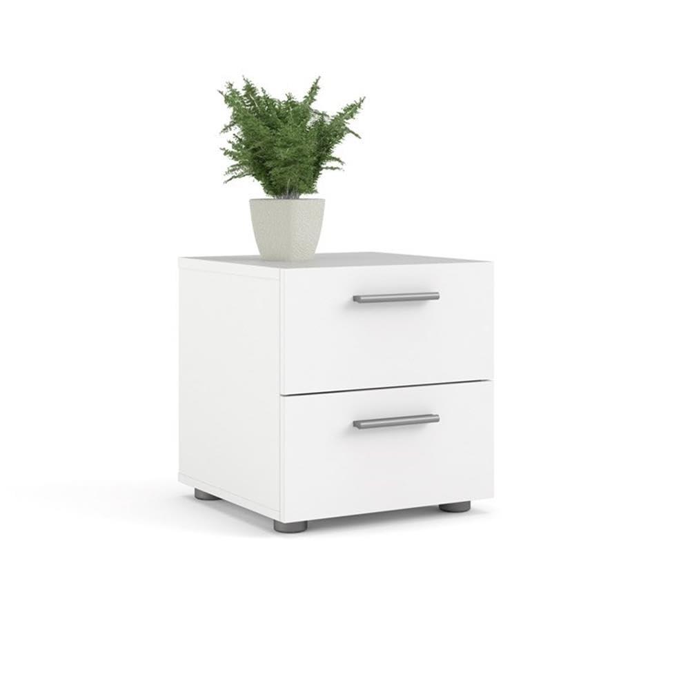 Home Square 3 Piece Bedroom Set with Dresser and 2 Nightstands in White