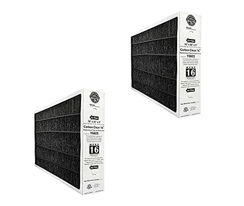Pack of 2 Lennox Y6605 16 x 26 x 5 Inch MERV 16 Efficient Air Filter Replacement for PureAir PCO3-16-16 Air Purifier Cleaner Purification Systems