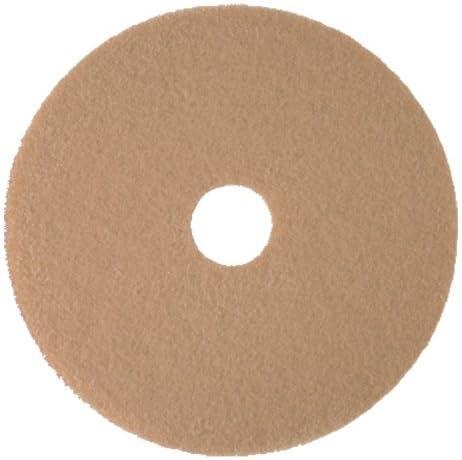 Tan 18-Inch High-Speed Burnish Pad Case of 5