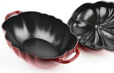 Cherry Red Cast Iron 3-Quart Tomato Cocotte