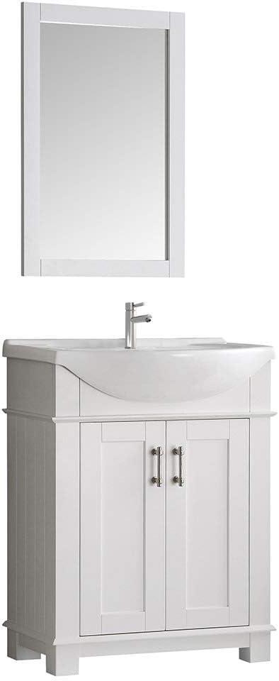 Hartford 30" Freestanding Single Traditional Bathroom Vanity w/ Integrated Sink -Faucet Not Included