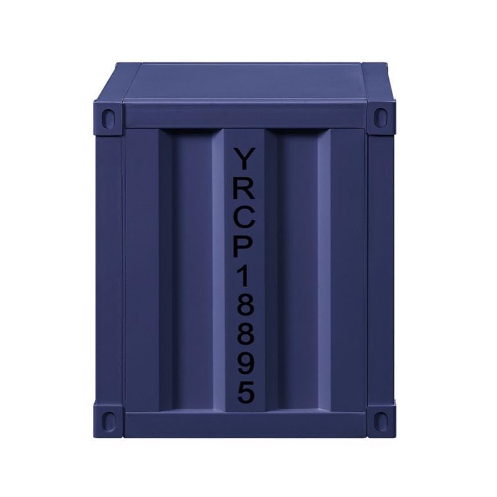 20" Cargo Nightstands White - Acme Furniture: Metal, Open Shelf, Kids' Room, No Assembly Required