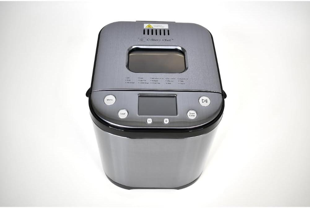 Culinary Chef Culinary Chef, Bread Maker, 15 Program, Stainless Steel