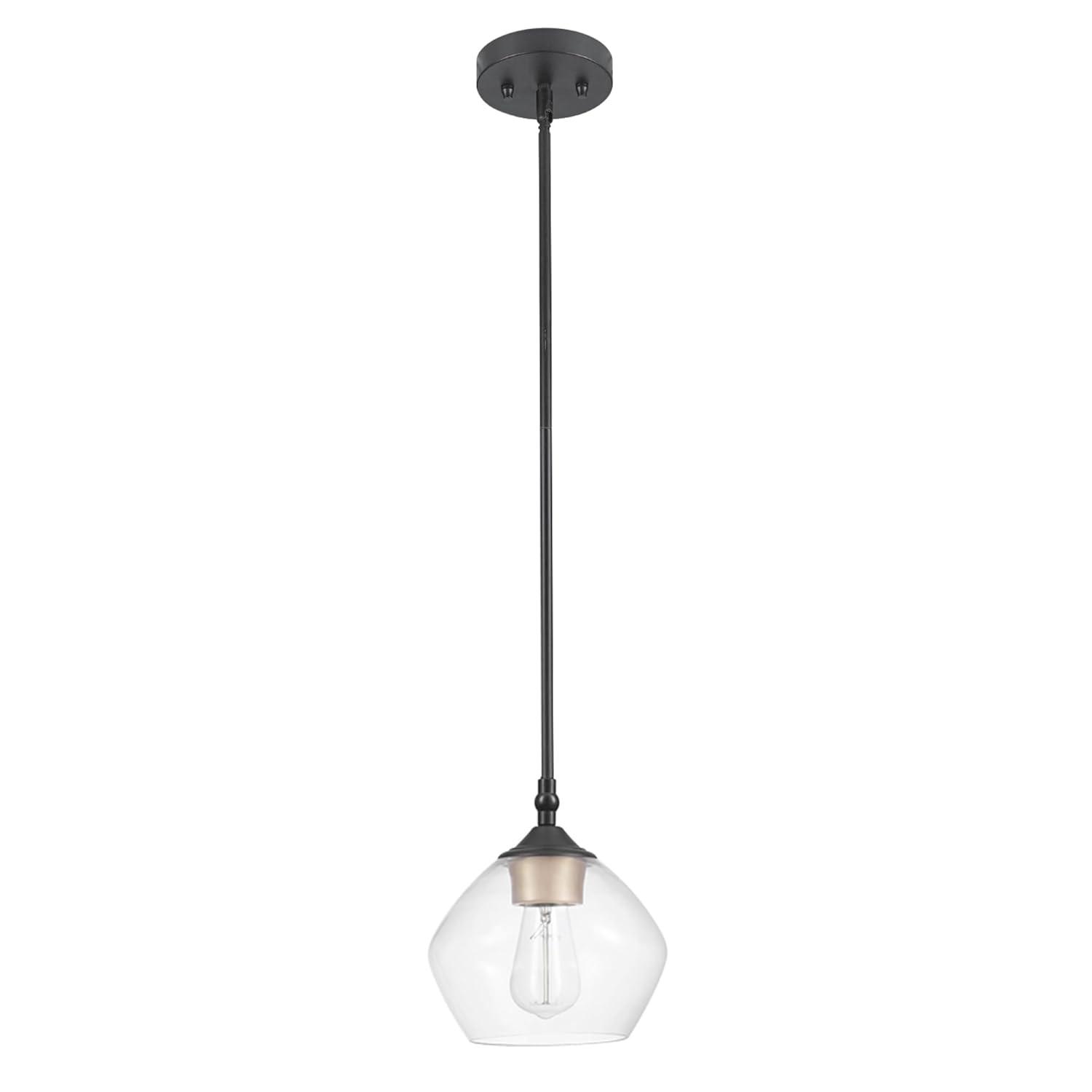 Globe Electric Harrow Matte Black 1 lights Pendant Light